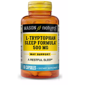 Mason Natural L-Tryptophan Sleep Formula 500 mg L-триптофан формула для сну 60 капсул