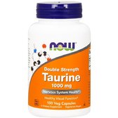 Now Foods Taurine, Double Strength, 1,000 mg, 100 Veg Capsules (NF0142)