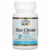 21st Century Zinc Citrate Цинк Цитрат 50 mg 60 таблеток