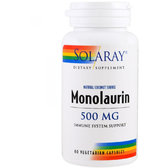 Solaray Monolaurin 500 mg 60 Veggie Caps Монолаурін