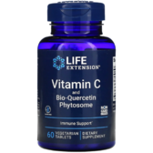 Life Extension Vitamin C with Bio-Quercetin Phytosome Вітамін C з фітосомами біокверцетину 60 вегетаріанських таблеток