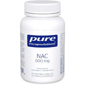 Pure Encapsulations NAC (n-acetyl-l-cysteine) 600 mg 90 caps N-ацетилцистеїн (PE-00189)