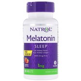 Natrol Melatonin, Fast Dissolve, Strawberry, 1 mg, 90 Tablets (NTL-06324)