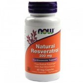 NOW Foods Resveratrol 200 mg 60 veg caps