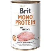 Вологий корм для собак Brit Mono Protein з індичкою 400 г (8595602529780)