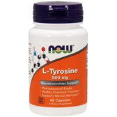 NOW Foods L-Tyrosine 500 mg 60 caps