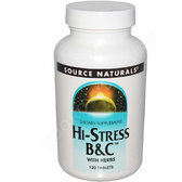 Source Naturals Hi-Stress B & C 120 Tabs Стрес-комплекс