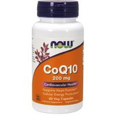 NOW Foods CoQ10 200 mg Veg Capsules 60 caps