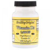 Healthy Origins Vitamin D3 1,000 IU 180 Softgels Вітамін D3