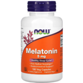 NOW Foods Melatonin 5 mg 180 veg caps