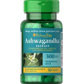 Puritan's Pride Ashwagandha Standardized Extract 300mg 50caps