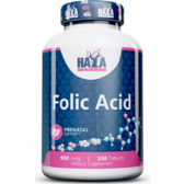 Haya Labs Folic Acid 800 mcg Фолієва кислота 250 таблеток