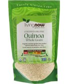 NOW Foods QUINOA GRAIN ORGANIC 1 LB Сертифікована органічна киноа, Цілісний злак