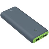 Зовнішній акумулятор Ergo Power Bank 20000mAh Rubber Grey (LI-S90)