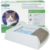 Туалет PetSafe ScoopFree Original автоматичний для котів 48.2х69.5х17.6 см, білий, в комплекті сілікагелевой наповнювач (PAL19_14657)