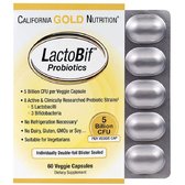 California Gold Nutrition, LactoBif Probiotics, 5 Billion CFU, 60 Veggie Capsules (CGN00963)