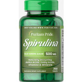 Puritan's Pride Spirulina 500 mg 200 tabs Спирулина