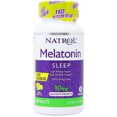 Natrol Melatonin 10 mg Fast Dissolve Мелатонін з цитрусовим смаком 60 таблеток