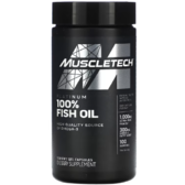 MuscleTech Essential Series Fish Oil Риб'ячий жир 100% чистий 1000 мг 100 гелевих капсул