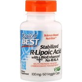 Doctor's Best Best Stabilized R-Lipoic Acid 200 mg 60 Veggie Caps R-ліпоєва кислота з биоусиление Na-RALA