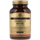 Solgar Omega-3 950 mg Triple Strength 50 caps Омега-3, ЕПК і ДГК, потрійна сила