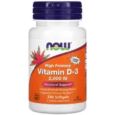 Now Foods Vitamin D-3 2,000 240 caps