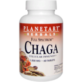 Planetary Herbals Chaga 1000 mg Чага 60 таблеток