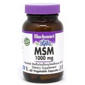 Bluebonnet Nutrition MSM 1000 mcg ЧСЧ 60 вегетаріанських капсул