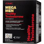 GNC Mega Men Healthy Testosterone Vitapak Чоловіче здоров'я Тестостерон 30 пакетиків