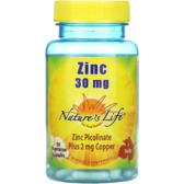 Nature's Life Zinc Цинк 30 мг 50 вегетаріанських капсул