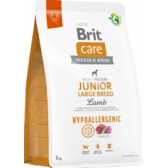 Сухий корм Brit Care Dog Hypoallergenic Junior Large Breed для молодих собак великих порід з ягнятком 3кг (8595602559053)