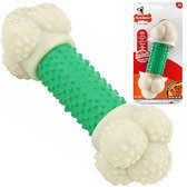 Іграшка Nylabone Extreme Chew Double Action для собак жувальна, смак бекону 22.5x7x6 см зелена (81420)