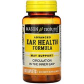 Mason Natural Ear Health Plus Покращена добавка для здоров'я вух та слуху 100 каплет