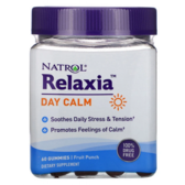 Natrol Relaxia Day Calm Антистресова добавка 60 жувальних цукерок