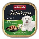 Вологий корм Vom Feinsten Adult with Chicken + rabbit для собак з куркою та кроликом 150 г (4017721823098)