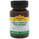 Country Life DHEA Complex For Women 60 Caps (CLF-01674)