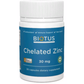 Biotus Chelated Zinc 30 mg хелатний Цинк 30 капсул