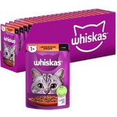 Упаковка вологого корму для кішок Whiskas домашній птах у соусі 28х85 г (5900951302763)