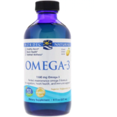 Nordic Naturals, Omega-3, Lemon, 8 fl oz (237 ml) (NOR-02763)