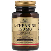 Solgar L-Theanine Free Form 150 mg 60 Vegetable Capsules