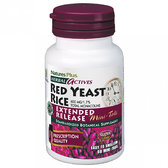 Natures Plus Herbal Actives Red Yeast Rice 600 mg 60 mini tabs Червоний дріжджовий рис