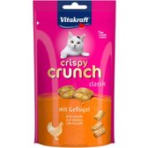 Ласощі для котів Vitakraft Crispy Crunch подушечки з м'ясом птиці 60 г (28814)