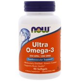 NOW Foods ULTRA OMEGA 3 FISH OIL 90 SGELS Омега 3, риб'ячий жир