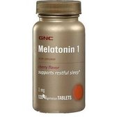 GNC Melatonin 1 mg Мелатонін 120 капсул зі смаком вишні