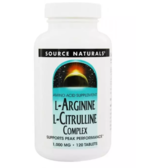 Source Naturals L-Arginine L-Сitrulline L-аргінін L-Цитрулін 1000 мг 120 таблеток