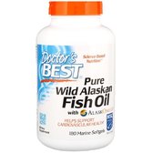 Doctor's Best, Pure Wild Alaskan Fish Oil with AlaskOmega, 180 Marine Softgels (DRB-00417)