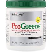 Nutricology ProGreens with Advanced Probiotic Formula 9.27 oz (265 g) Зелена їжа