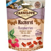 Ласощі Carnilove Dog Crunchy Snack для собак скумбрія малина 200 г (8595602528875)