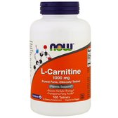 Now Foods L-Carnitine, 1000 mg, 100 Tablets (NF00068)