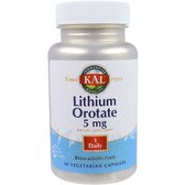 KAL Lithium Orotate 5 mg 60 Veg Caps (CAL-38038)